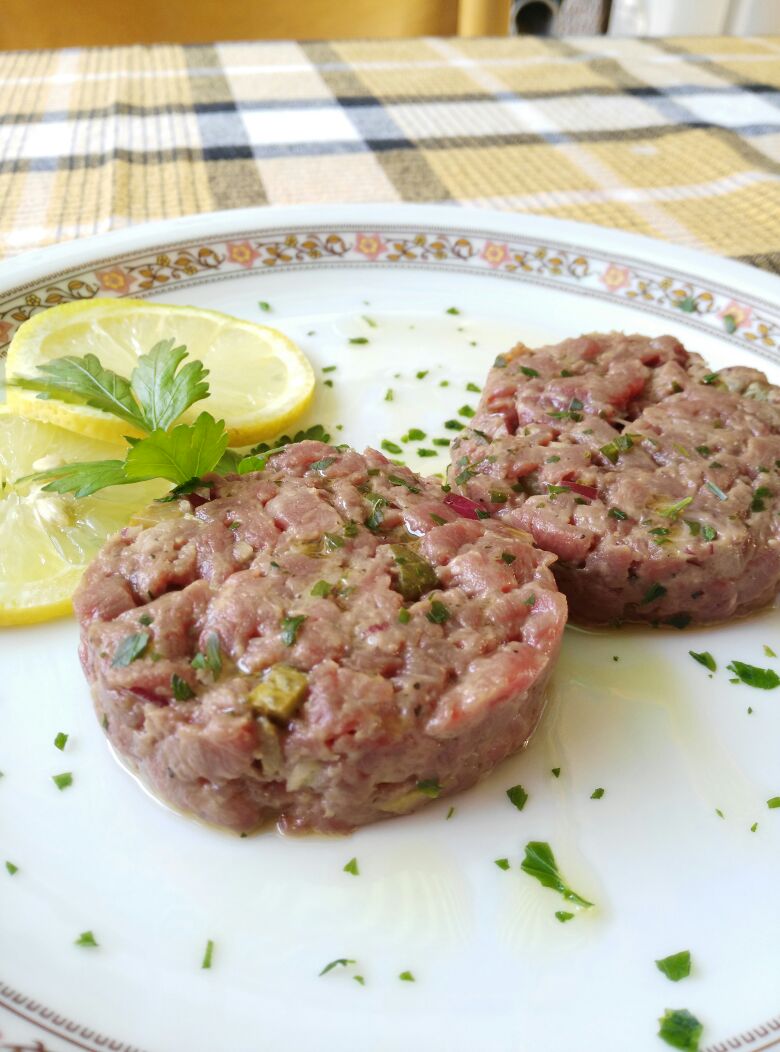 Raw meat